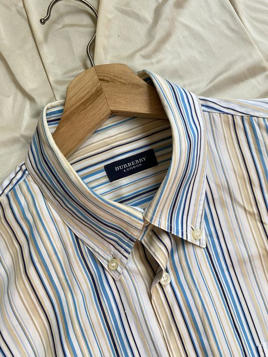 Camisa de riscas Original Burberry London - tamanho L / 4
