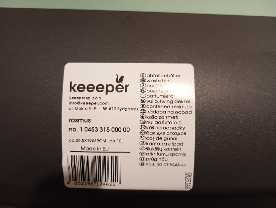 Pokrywki do koszy na śieci