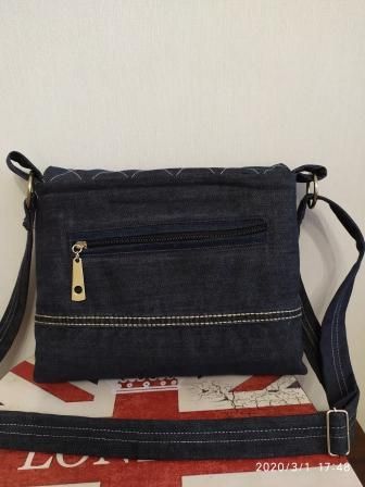 Jeansowa torebka / prezent/handmade /651