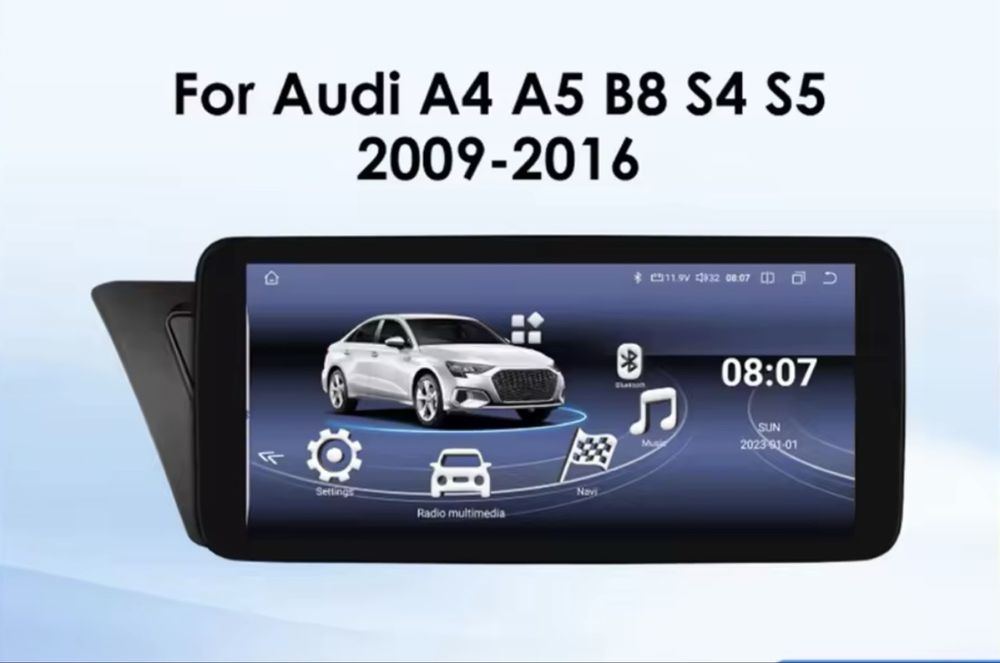 Андроід магнітола для Audi A5 , Audi Q5 2009-16, Audi A4 2009-16
