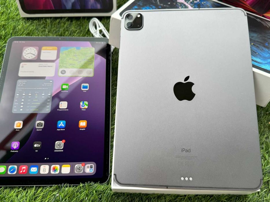 iPad Pro 11" 2 gen 256GB WIFI CELLULAR LTE 5G Bat98% SilverWhitePencil