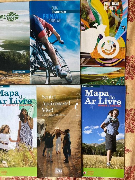 Conjunto de Guias / Mapas Turísticos Variados