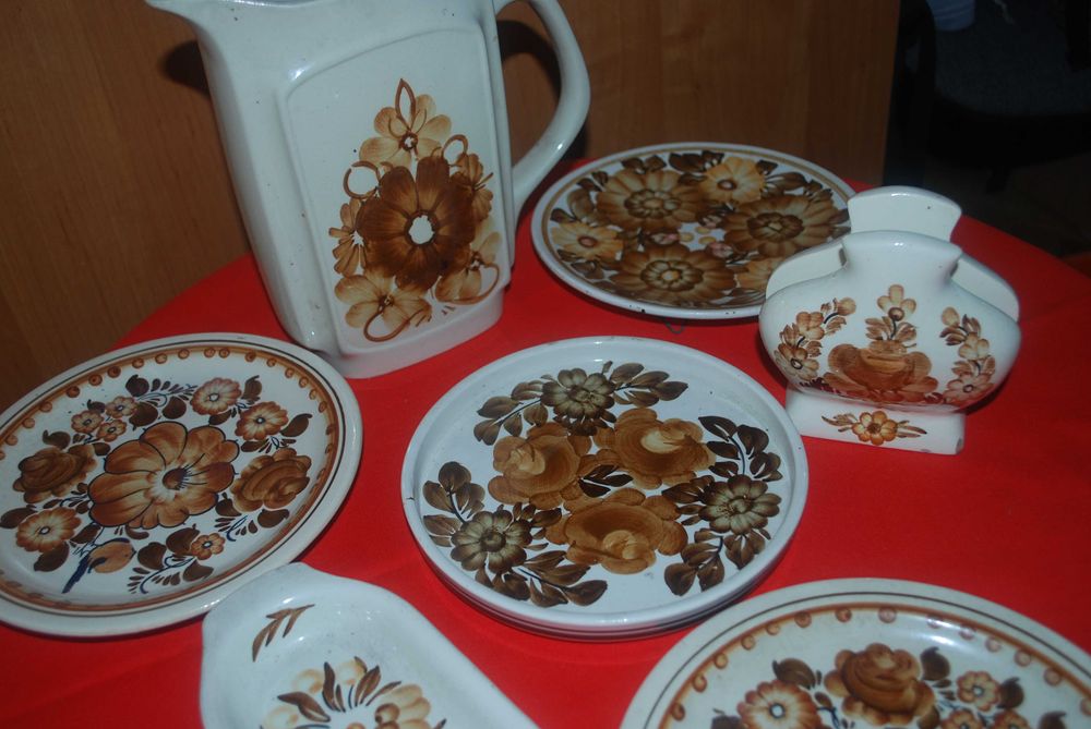 Porcelana , fajans , ceramika z okresu PRL Zestaw 4
