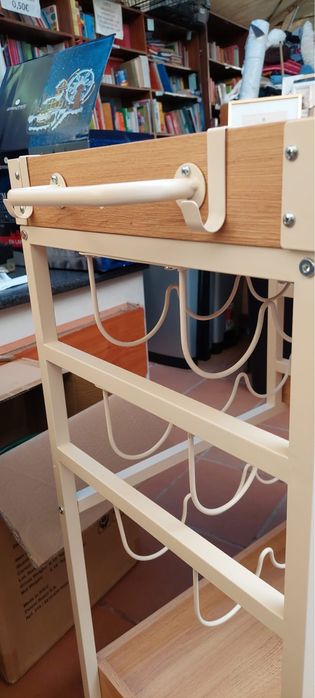 Movel de apoio-trolley bege