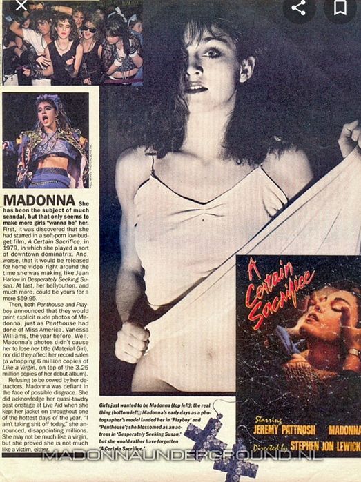 "A Certain Sacrifice" (VHS) 1979 Madonna film