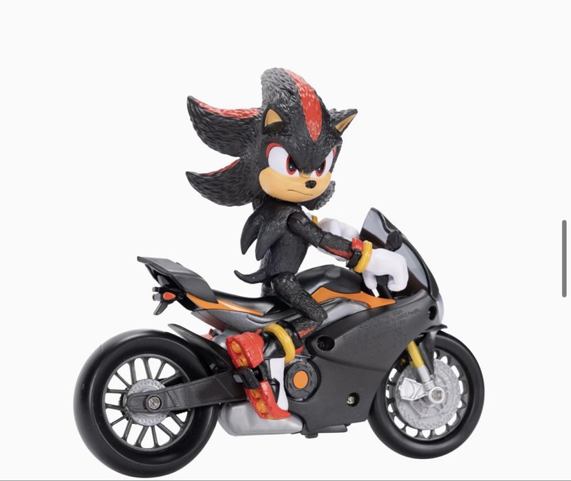Sonic Shadow Соник 3 у кіно фігурка Шедоу і мотоцикл