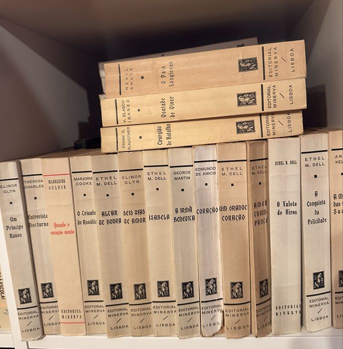 Antigos Livros da editorial minerva - muitos a escolher