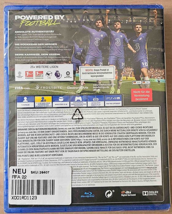 Jogo para PS4 - Fifa 22