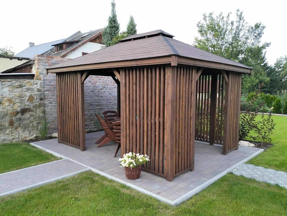 Altana ogrodowa Mewa 3X4M-Wykonujemy altanki, domki, wiaty samochodowe