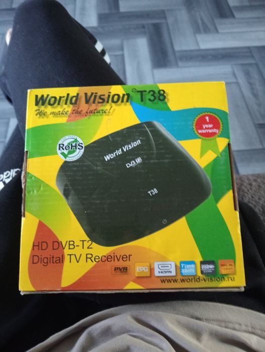 тюнер Т2 world vision t38
