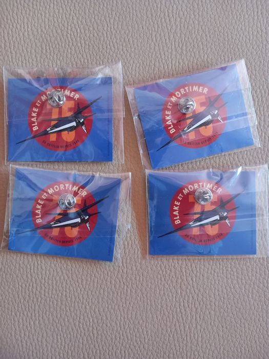 Coleção completa pins Blake e Mortimer