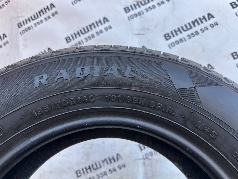 Шини 195/70 R 14C Mastersteel. Літо пара. Нові колеса склад.