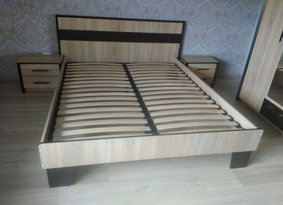 Двухспальне ліжко з матрацом. Кровать + матрас 140*200 та 160*200