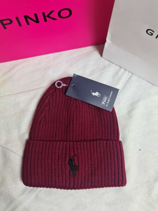 Czapka zimowe męskie  damskie Ralph Lauren premium