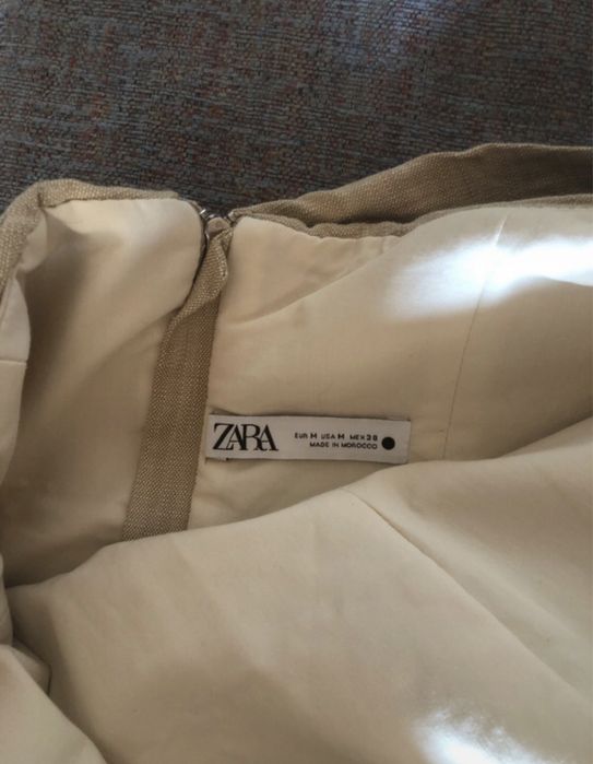 Vestido Zara em linho