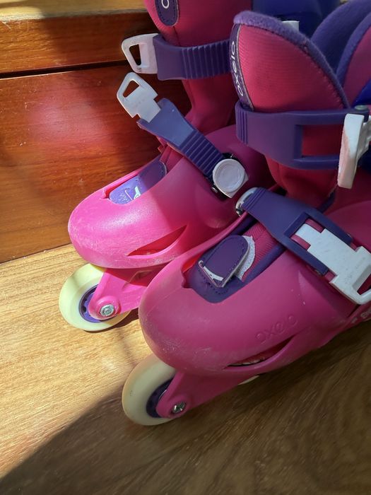Patins em Linha Oxelo Play 3 (Decathlon) – Ajustáveis (Tam. 30 a 32)