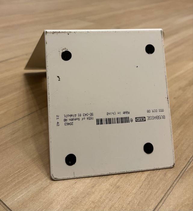 Suporte livros lateral, forma letra B