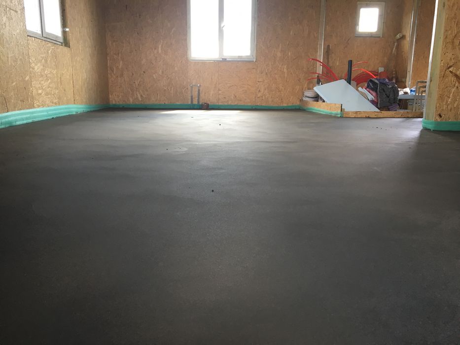 Стяжка пола, полусухая