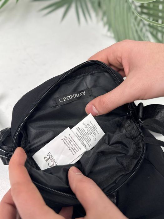 Бананка CP Company/ сумка месенджер сп компані чорна/ зелена/ сіра