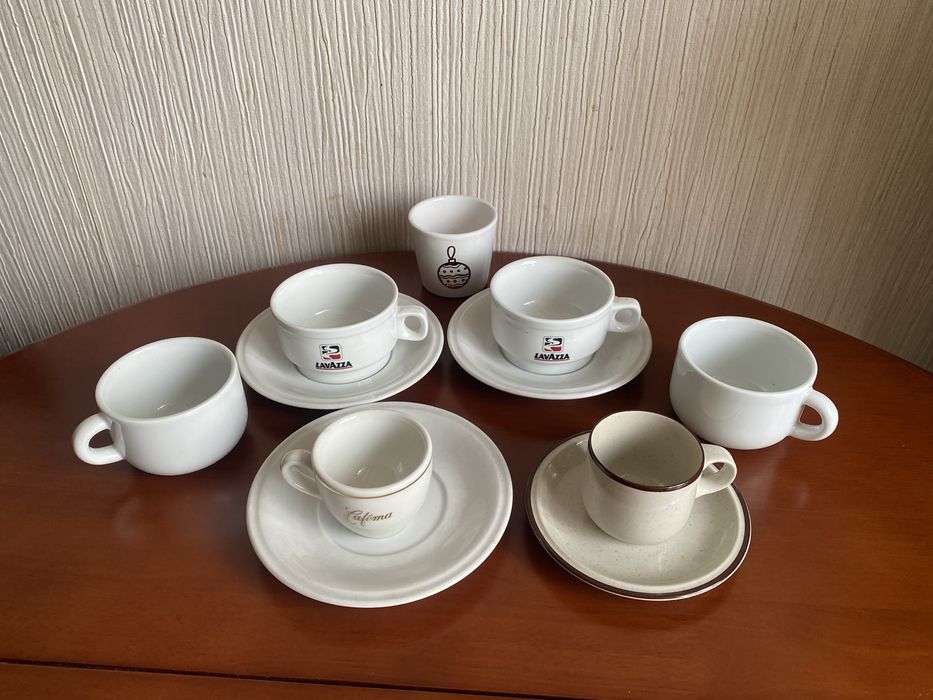 Кофейные чашки и блюдца.Фарфор. Бренды Италия, Португалия, Германия.