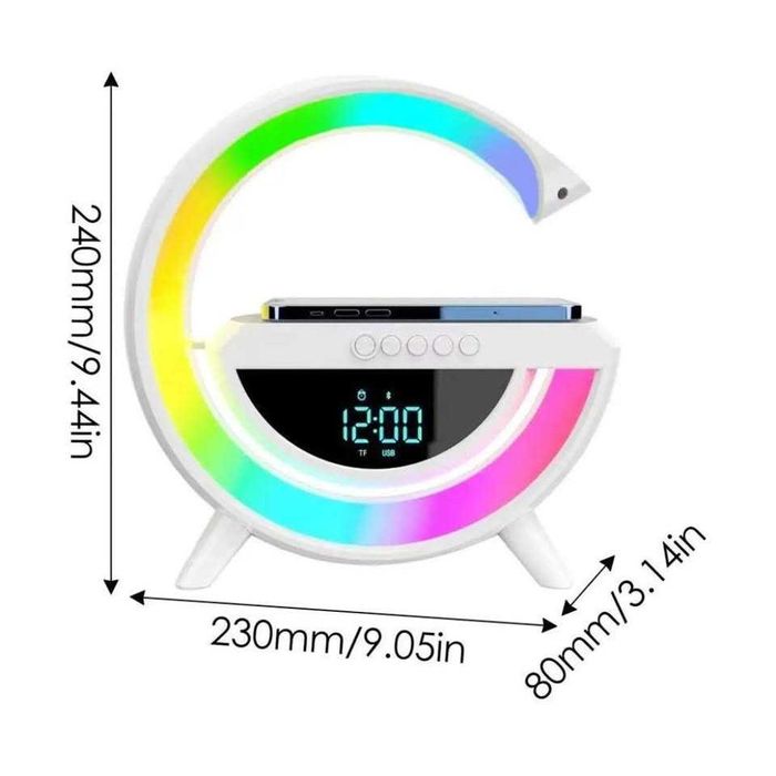 Coluna Wireless Portátil 2 em 1 RGB Skyhe BT-3401
