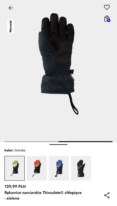 Rękawiczki zimowe rozm. S bardzo ciepłe