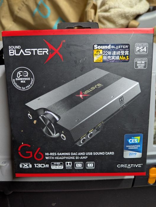 Karta dźwiękowa zewnętrzna Creativa blaster G6