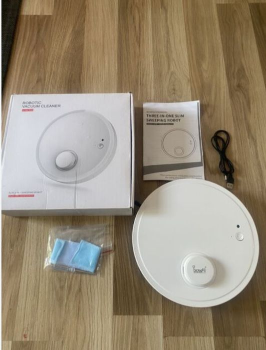 Bowai Ultra Thin Robotic Vacuum Cleaner - Slim 3-in-1 Sweeping Robot -