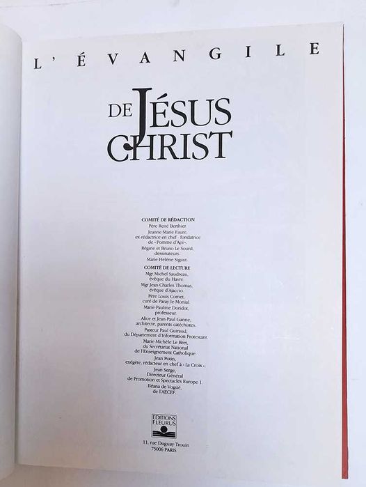 L' Évangile de Jésus Christ en Bandes Dessinées BD