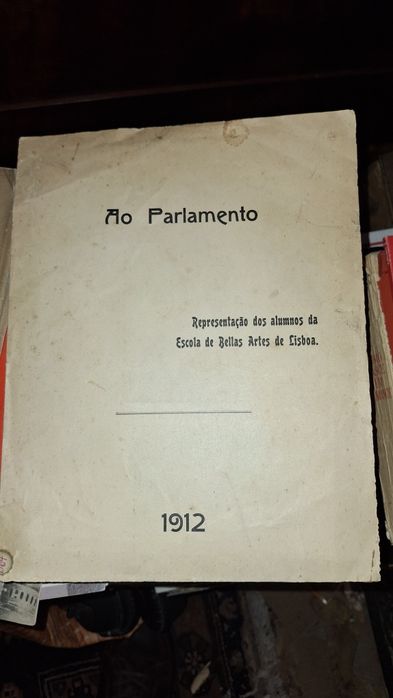 Missiva ao Parlamento 1912 escola belas artes Lisboa primeira Repúblic