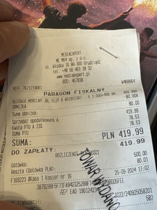 Głosnik JBL  Flip 6