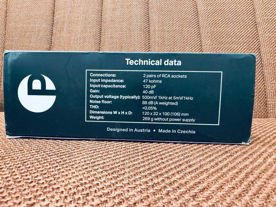 ‼️ Pro-Ject Phono Box E Black ММ/МС схема Dr.Sykora Австрия ℹ️ полный заводской комплект, состояние 9 из 10, проверен в моём тракте