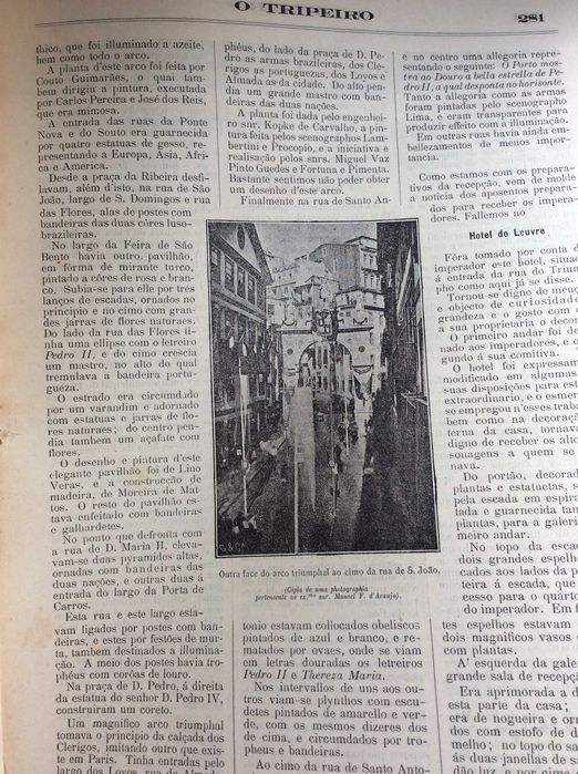Um pouco da história do Porto e arredores. O Tripeiro, 1909