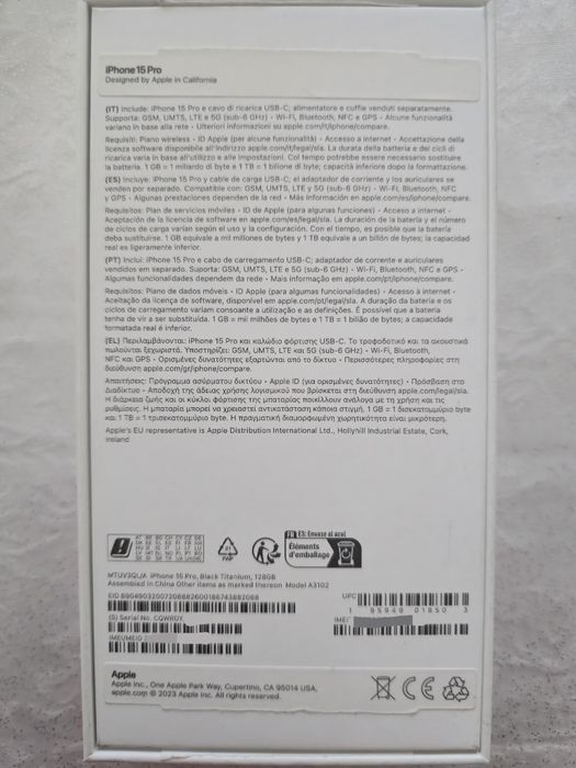 Iphone 15 Pro 128Gb