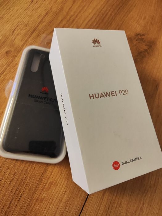 huawei P20 + pokrowiec pudełko
