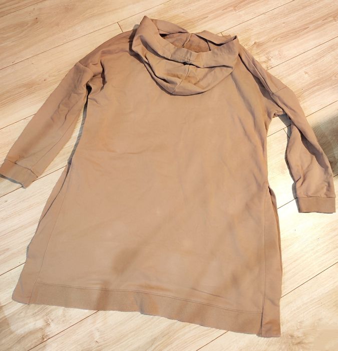 Bluza z kapturem. Beżowa Roger publishing mama ginekolog