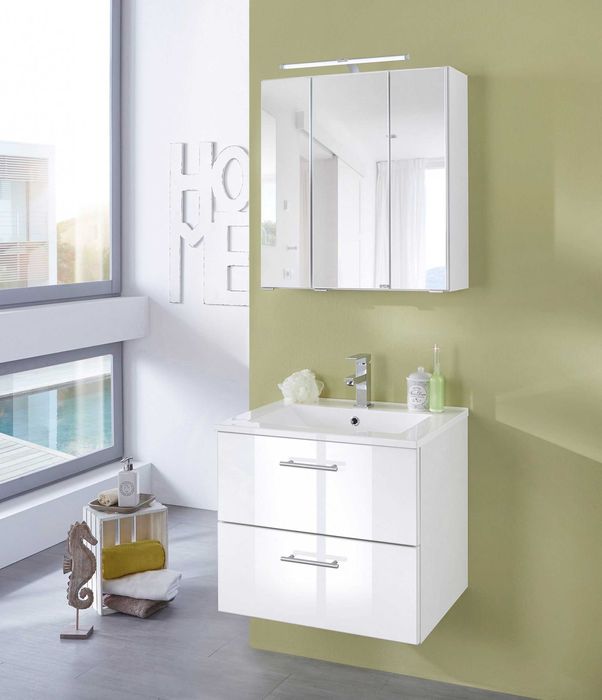 szafka POD UMYWALKĘ szafka łazienkowa NOWA  60x45 BIAŁY POŁYSK