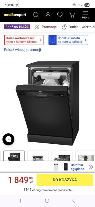 Nowa zmywarka  Amica