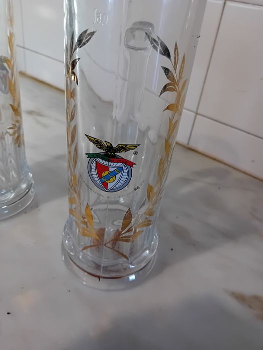 Conjunto de 2 Canecas Antigas Benfica