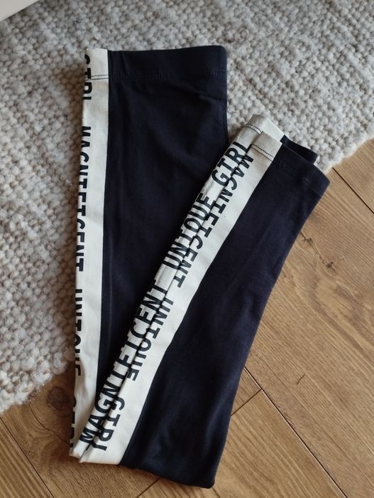 128cm legginsy, getry dziewczęce