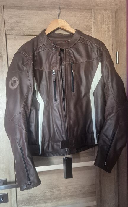 Kurtka motocyklowa skórzana