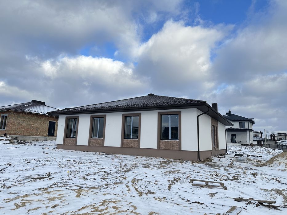 Продам котедж 80м2 від Забудовника! З штукатурними роботами.