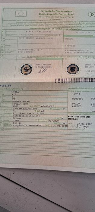 Nissan Micra  1.2benzyna 2009 rok do oplat