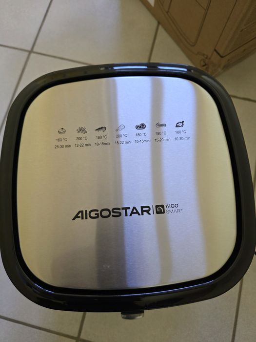 Airfryer Aigostar 7l com Wi-Fi em caixa