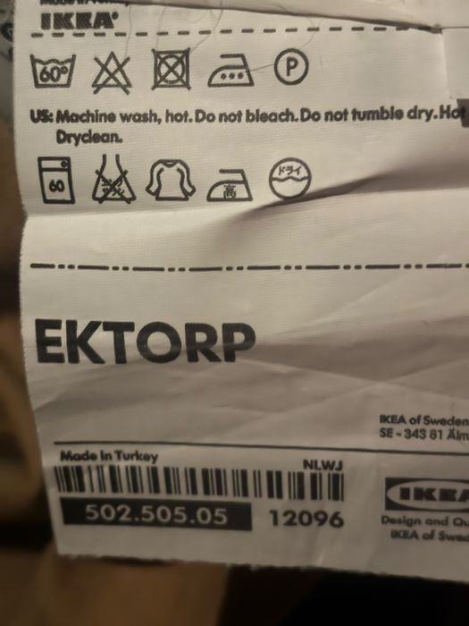 Poszewki pokrowce Ektorp Ikea
