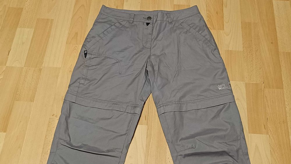 Damskie spodnie funkcyjne 2w1 JACK WOLFSKIN r.S stan idealny