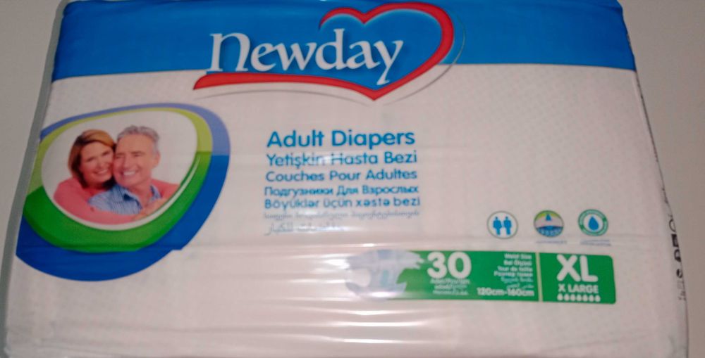Памперсы для взрослых NewDay Adult Diapers XL