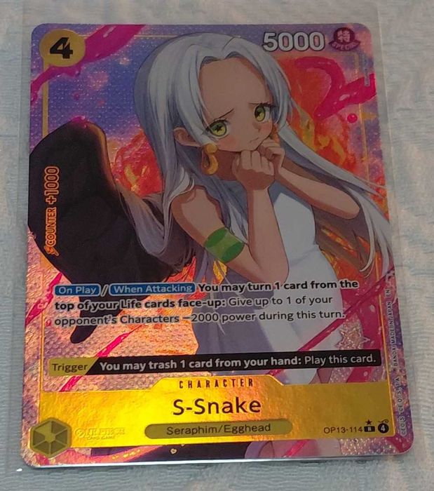 carta one piece tcg s-snake (op13-114) (v.2) (AA)
