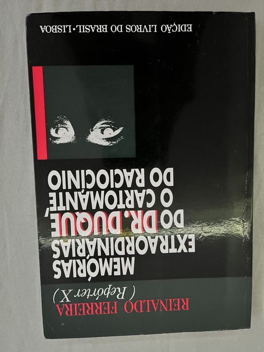 Livro "Memórias Extraordinárias do Dr.Duque o Cartomante do Raciocínio