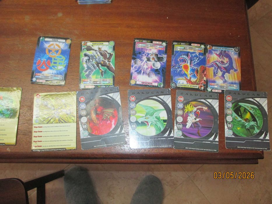 Cartas de Spiderman, The Incerdibles, Madagascar,Bakugan e Duel Masters